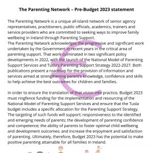 PN Budget Submission 2